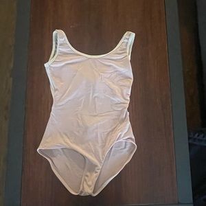 xs light pink w white mesh and white velvet trim - tag cut out